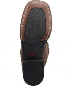 'Laredo' Women's 11" Secret Garden Western Square Toe - Brown 10 'Laredo' Women's 11