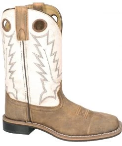 Smoky Mountain Boots 'Smoky Mountain' Women's Square Toe - Brown / Cream
