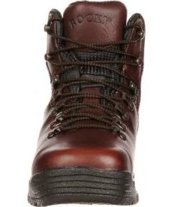 'Rocky' Men's 6" MobiLite WP Steel Toe - Dark Brown 12 'Rocky' Men's 6
