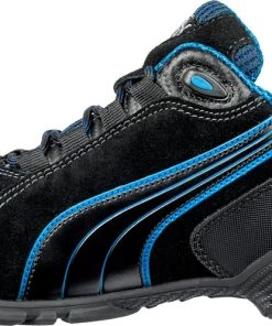 'Puma' Men's Rio Low ESD Safety Toe - Black / Blue