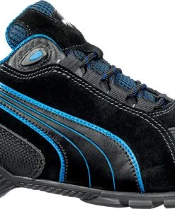 'Puma' Men's Rio Low ESD Safety Toe - Black / Blue