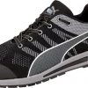 'Puma' Men's Elevate Knit ESD Comp Toe - Black / Gray / White