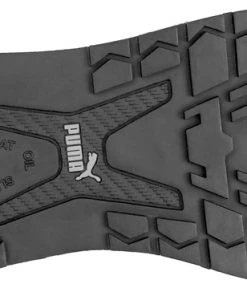 'Puma' Men's Elevate Knit ESD Comp Toe - Black / Gray / White