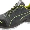 'Puma' Women's Fuse TC Low ESD Steel Toe - Black / Lime Green