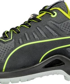 'Puma' Women's Fuse TC Low ESD Steel Toe - Black / Lime Green 9 'Puma' Women's Fuse TC Low ESD Steel Toe - Black / Lime Green
