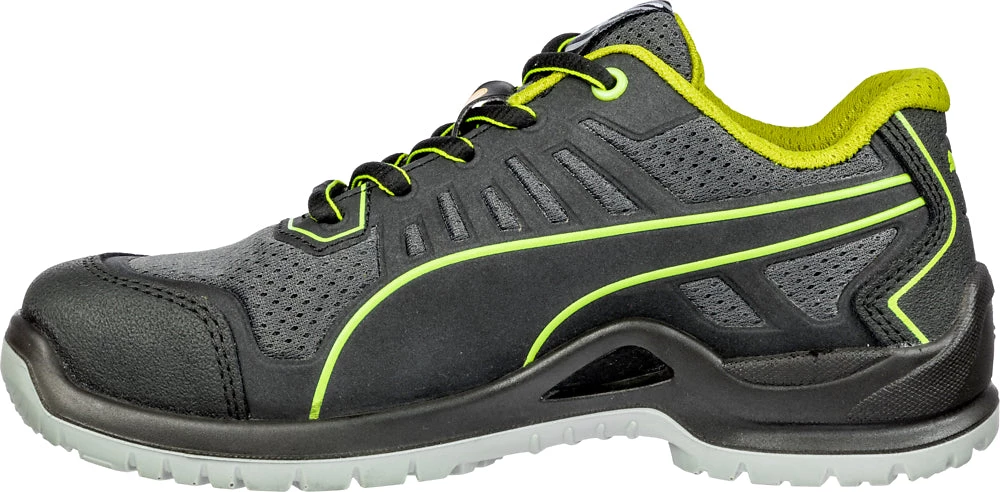 'Puma' Women's Fuse TC Low ESD Steel Toe - Black / Lime Green 4 'Puma' Women's Fuse TC Low ESD Steel Toe - Black / Lime Green