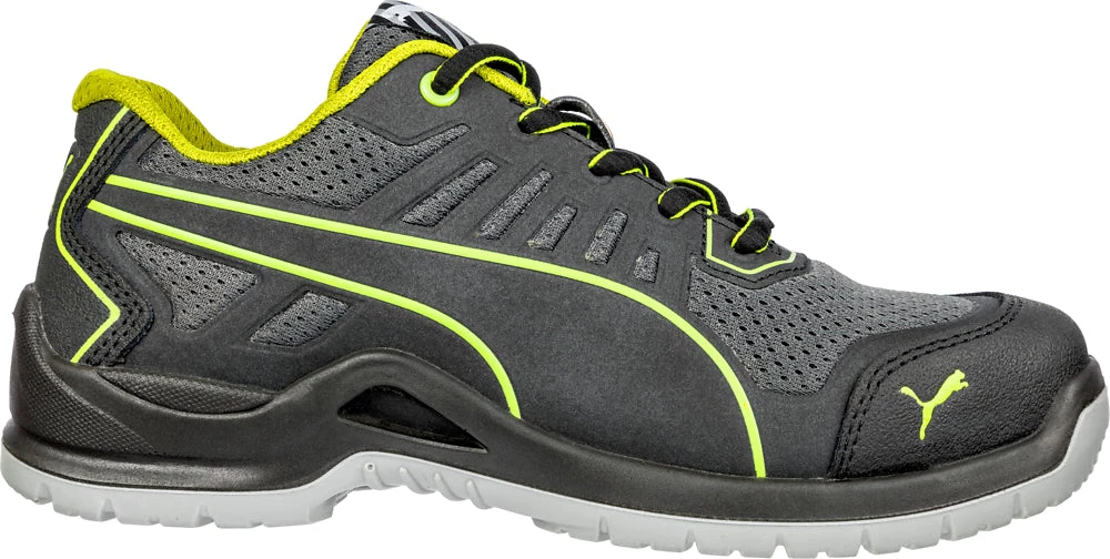 'Puma' Women's Fuse TC Low ESD Steel Toe - Black / Lime Green 6 'Puma' Women's Fuse TC Low ESD Steel Toe - Black / Lime Green