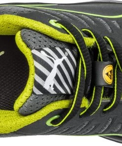 'Puma' Women's Fuse TC Low ESD Steel Toe - Black / Lime Green 12 'Puma' Women's Fuse TC Low ESD Steel Toe - Black / Lime Green