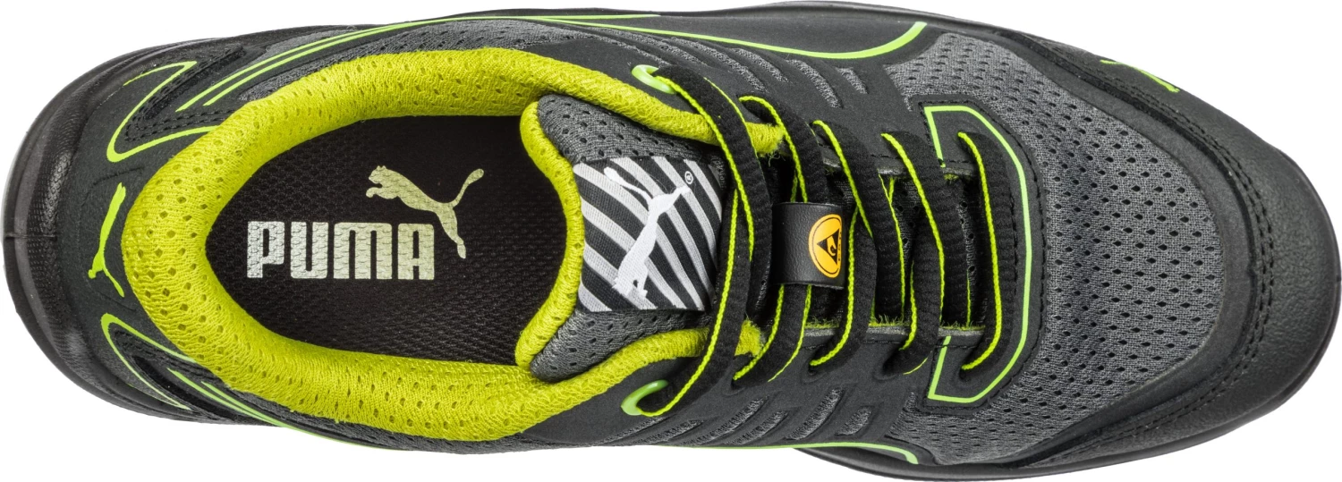 'Puma' Women's Fuse TC Low ESD Steel Toe - Black / Lime Green 7 'Puma' Women's Fuse TC Low ESD Steel Toe - Black / Lime Green