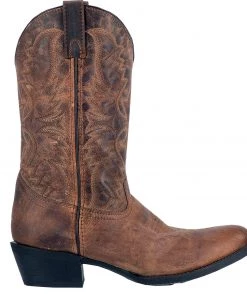 'Laredo' Men's 12" Birchwood Western - Distressed Tan