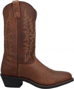 'Laredo' Men's 12" Saw Mill Western Round Toe - Brown