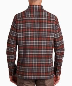 'Kuhl' Men's Dillingr Flannel Shirt - Redwood
