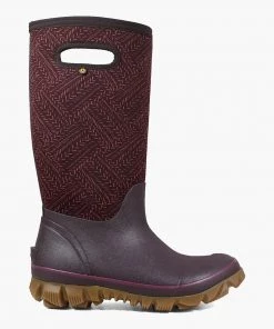 'Bogs' Women's 14" Whiteout Fleck Insulated WP Winter - Grape