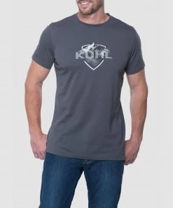 'Kuhl' Men's Born In The Mountains™ Shirt - Carbon Grey