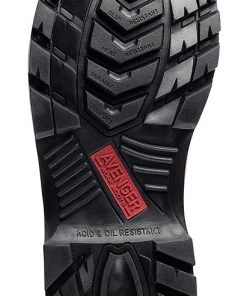 'Avenger' Men's 6" EH Internal Metguard Steel Toe - Black