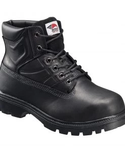'Avenger' Men's 6" EH Internal Metguard Steel Toe - Black