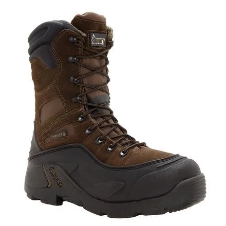'Rocky' Men's BlizzardStalker 1200GR Insulated WP Steel Toe - Brown / Black 3 'Rocky' Men's BlizzardStalker 1200GR Insulated WP Steel Toe - Brown / Black