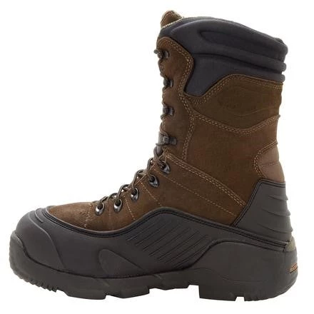 'Rocky' Men's BlizzardStalker 1200GR Insulated WP Steel Toe - Brown / Black 4 'Rocky' Men's BlizzardStalker 1200GR Insulated WP Steel Toe - Brown / Black