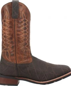 'Laredo' Men's 11" Dillon Western Square Toe - Brown