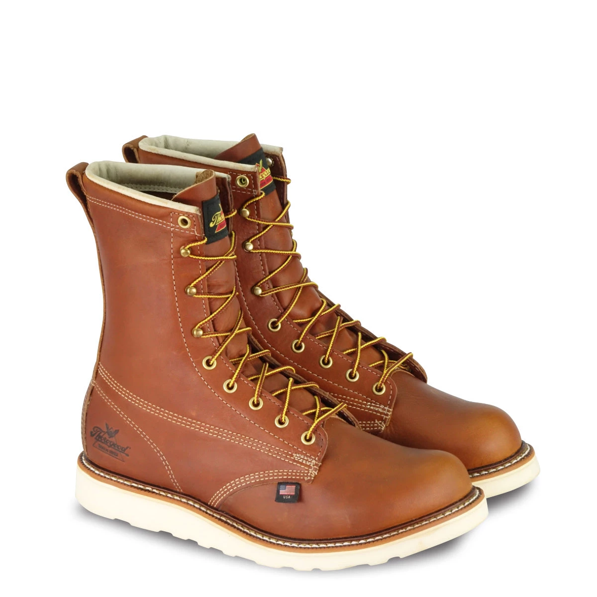 'Thorogood' Men's 8" American Heritage EH SR Steel Toe - Tobacco Brown 6 'Thorogood' Men's 8" American Heritage EH SR Steel Toe - Tobacco Brown