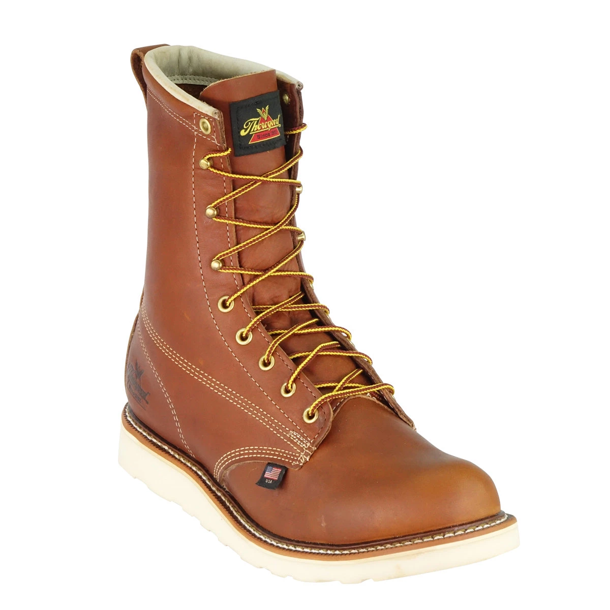 'Thorogood' Men's 8" American Heritage EH SR Steel Toe - Tobacco Brown 5 'Thorogood' Men's 8" American Heritage EH SR Steel Toe - Tobacco Brown