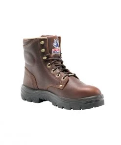 'Steel Blue' Men's 6" Argyle EH Steel Toe - Brown / Oak