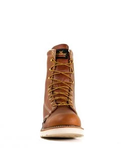 'Thorogood' Men's 8" American Heritage MAXWear Wedge™ Soft Toe - Tobacco