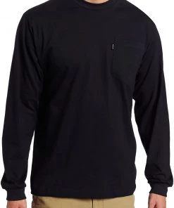 'KEY' Men's Heavyweight Pocket T-Shirt - Black
