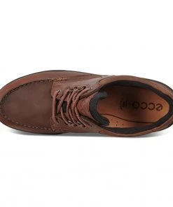 Ecco USA, Inc 'Ecco' Men's Track 25 WP Moc Toe Low Hiker - Bison