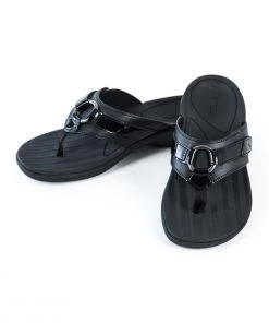 'Powerstep' Women's ArchWear™ Sandal - Black