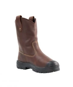 'Steel Blue' Men's 10" Heeler Int. MetGuard EH WP Steel Toe - Oak