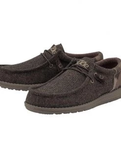 'Hey Dude' Men's Wally Funk Wool - Dark Brown Camo