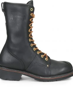 'Carolina' Men's 10" Linesman EH - Black