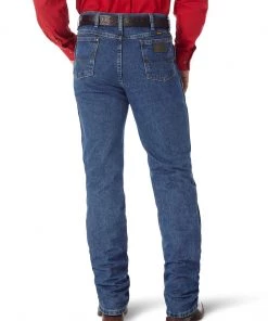 'Wrangler' Men's George Strait Cowboy Cut® Slim Fit - Heavyweight Stone Denim