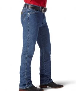 'Wrangler' Men's George Strait Cowboy Cut® Slim Fit - Heavyweight Stone Denim 11 'Wrangler' Men's George Strait Cowboy Cut® Slim Fit - Heavyweight Stone Denim