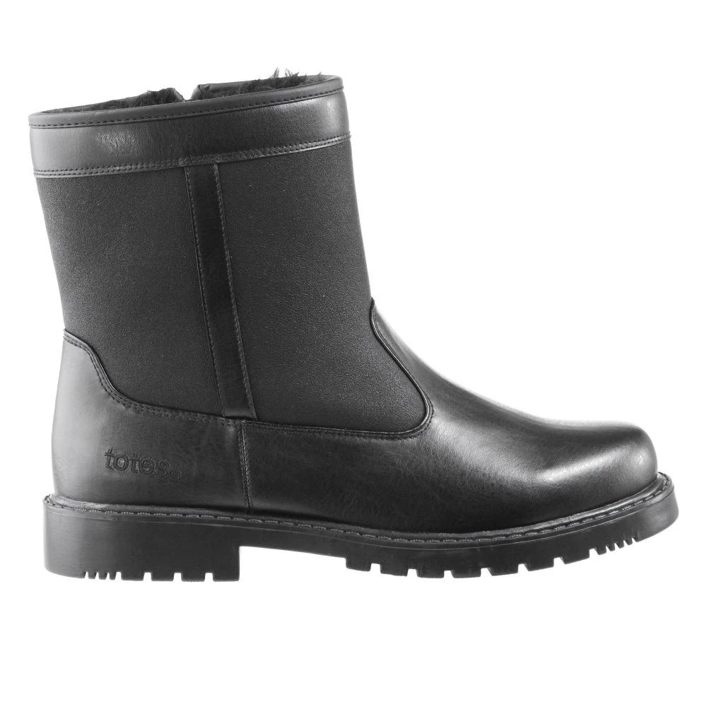 'Totes' Men's Stadium Winter Boot - Black 7 'Totes' Men's Stadium Winter Boot - Black