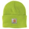 'Carhartt' Acrylic Watch Knit Hat - Brite Lime Accessories 2 'Carhartt' Acrylic Watch Knit Hat - Brite Lime Accessories