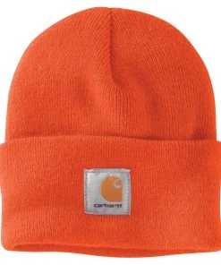 'Carhartt' Acrylic Watch Knit Hat - Bright Orange