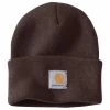 'Carhartt' Men's Acrylic Knit Watch Hat - Dark Brown
