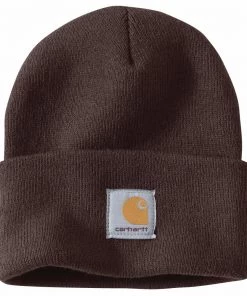 'Carhartt' Men's Acrylic Knit Watch Hat - Dark Brown