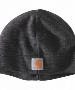 'Carhartt' Men's Fleece Beanie - Black / Steel