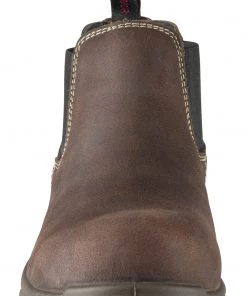 'Avenger' Men's 4" Foreman Romeo EH SR Comp Toe Pull On - Brown 18 'Avenger' Men's 4