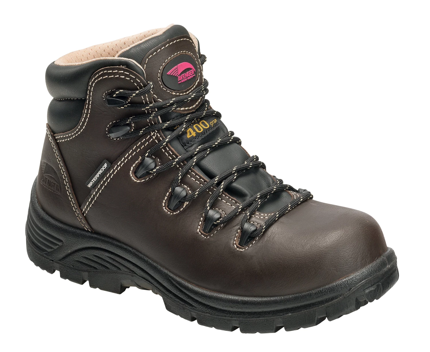 'Avenger' Women's Farmer 400GR WP Comp Toe - Brown / Black 3 'Avenger' Women's Farmer 400GR WP Comp Toe - Brown / Black