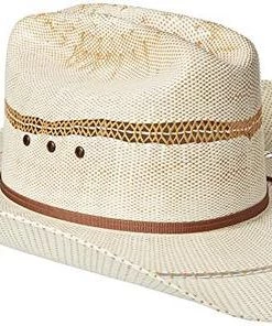 M&F Western Products, Inc Men 'Ariat' Western Bangora Straw Hat - White