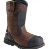 'Avenger' Men's 11" Wellington Internal Met Guard WP - Brown / Black