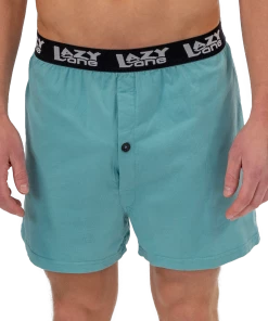 'Lazy One' Men's Stud Muffin Boxer - Blue