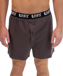 'Lazy One' Men's Pinch Me Boxer - Grey