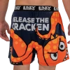 'Lazy One' Men's Release The Cracken Boxer - Navy / Orange
