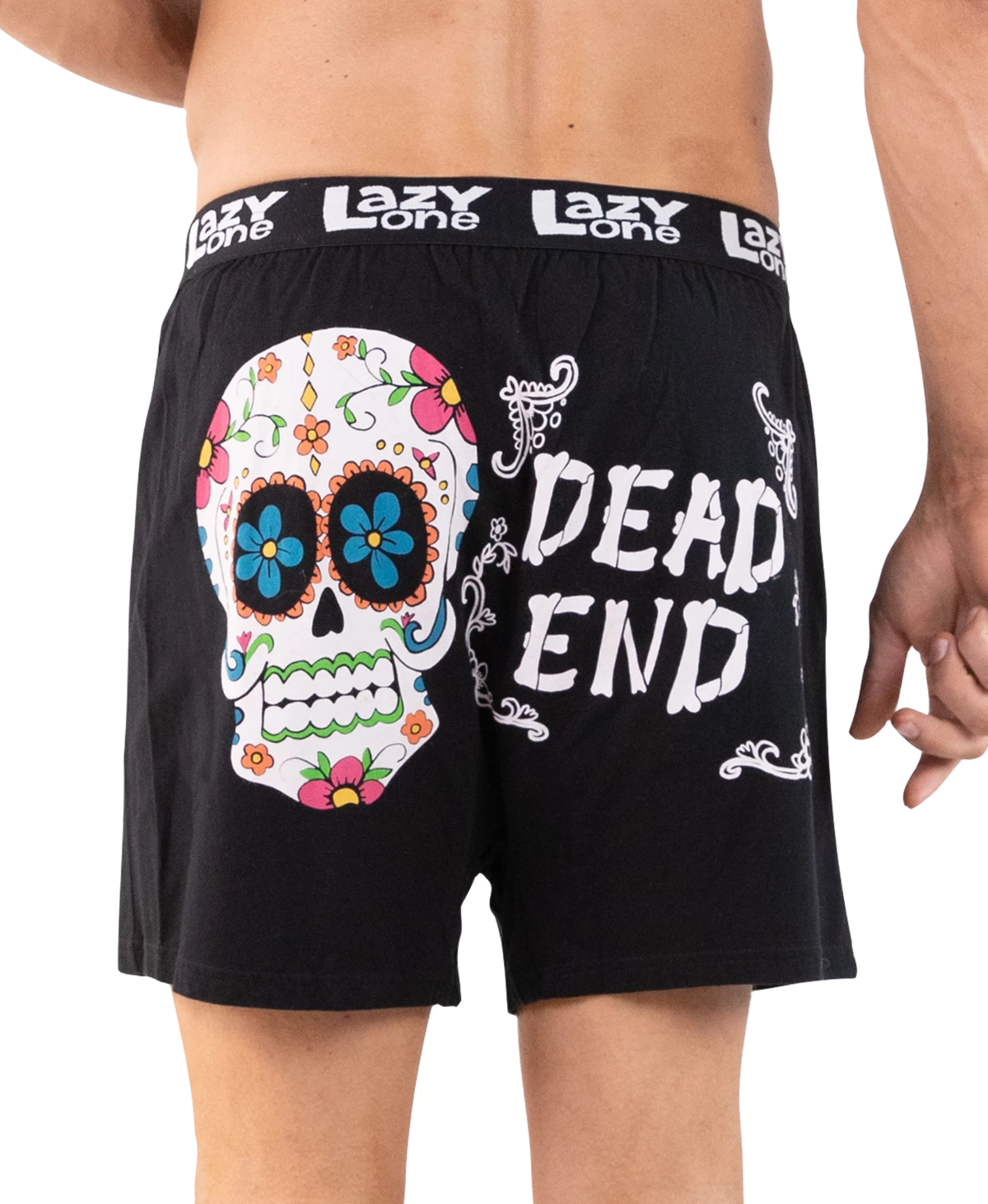 'Lazy One' Men's Dead End Boxer - Black 3 'Lazy One' Men's Dead End Boxer - Black