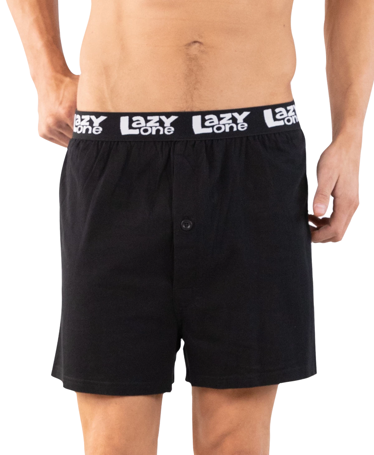 'Lazy One' Men's Dead End Boxer - Black 4 'Lazy One' Men's Dead End Boxer - Black